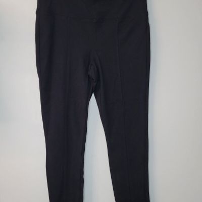 NWT Style & Co Black Pencil Ponte Pull On Leggings Pants Sz. PL